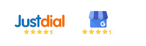 Google Listing and Justdial Ratings